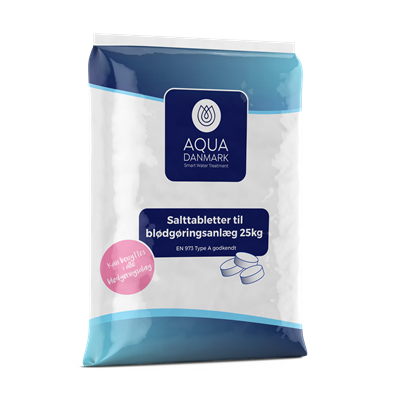 Aqua Danmark salttabletter NF-certificeret og godkendt til levnedsmiddelbrug 200 kg