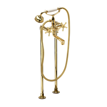 TONI Copenhagen Christiansborg kararmatur på standere m/håndbruser - messing