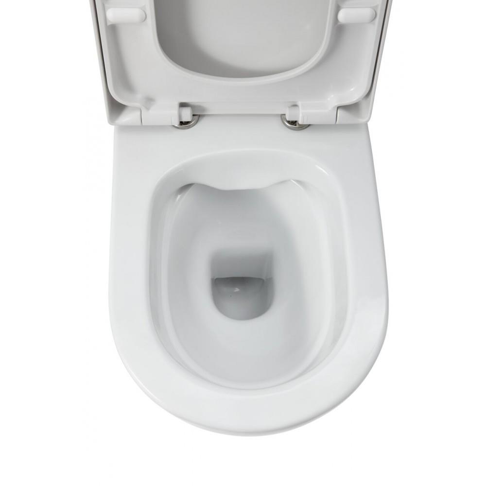 Bevidstløs liter Svække Lavabo FILE Rimless 2.0 væghængt toilet uden skyllekant i Mat hvid