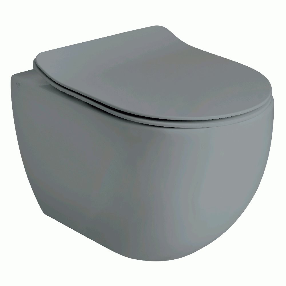 indgang lejlighed dilemma Lavabo Glomp rimless væghængt mini (kompakt) toilet - Mat grå