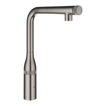 Grohe Essence SmartControl køkkenarmatur med L-udtrækstud i Børstet Hard Graphite