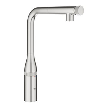 Grohe Essence Smart Control køkkenarmatur med L-udtrækstud, Supersteel