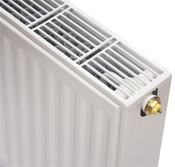 Altech C6 ventil radiator 22 - 600 x 1400 mm. RAL 9016. Hvid