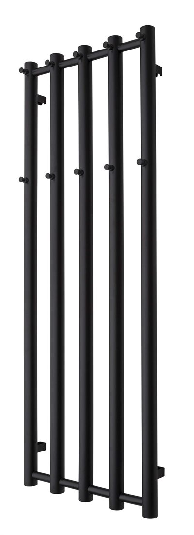 TVS KIRO håndklædetørre 1400 x 515mm, Sort