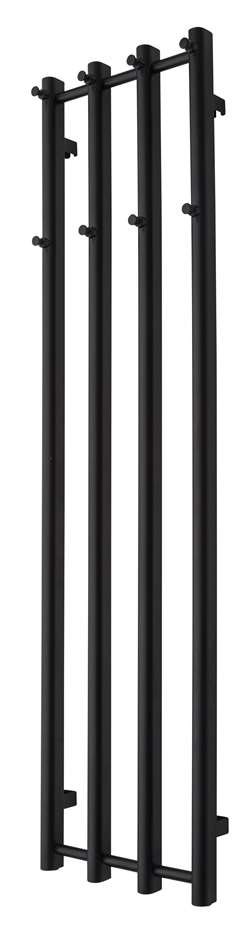 TVS VINO håndklædetørre 1400 x 350 mm - Sort