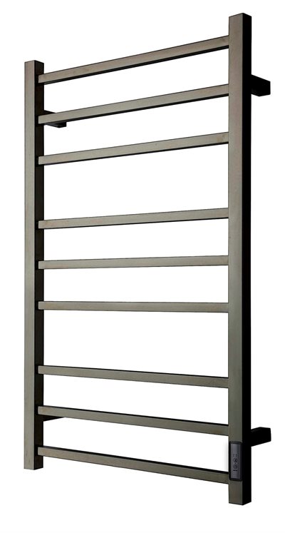 TVS Eldo 9 el håndklædetørrer med timer 860x530mm i sort