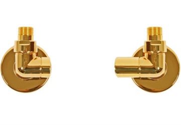 Kriss Corner Manuel 1/2" ventilsæt - guld/messing PVD