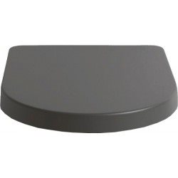 Lavabo File SLIM toiletsæde for vægtoilet med softclose i Grå