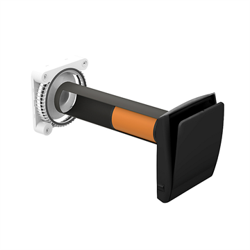 Wavin Ventiza PP30 1-rums varmegenvinding / ventilation Ø100mm, Sort