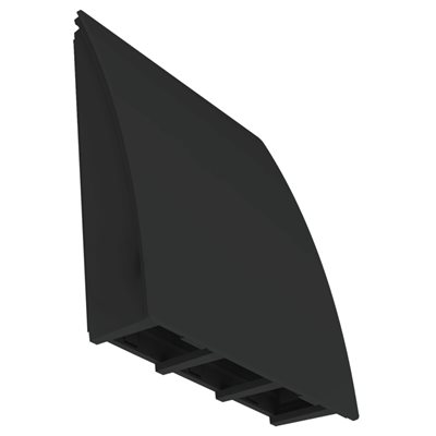 Duka Stormskærm DO 30 sort RAL 9005 