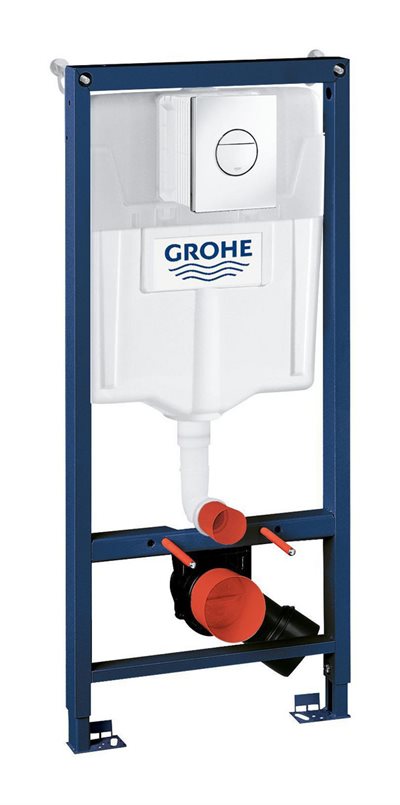 GROHE Rapid SL indbygningscisterne 113 cm med Fresh og krom trykknap