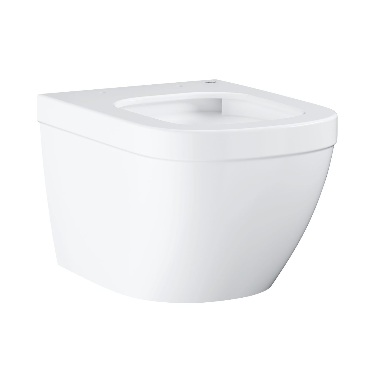 Lige Anden klasse kamp Grohe Euro Ceramic Compact væghængt toilet m/åben skyllerand, hvid