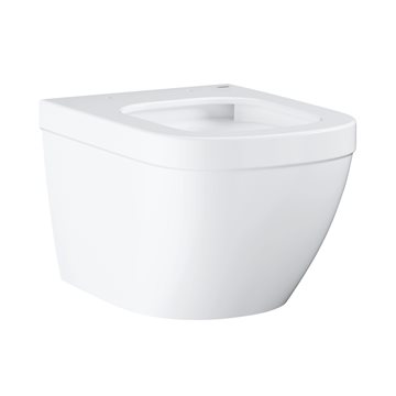 Grohe Euro Ceramic Compact væghængt toilet m/åben skyllerand, hvid