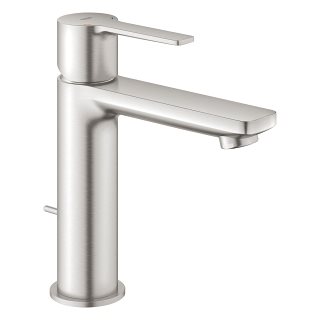 Grohe Lineare Håndvaskarmatur med bundventil i Supersteel