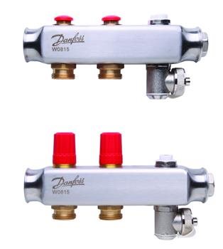 Danfoss SSM fordelerrørsæt - Vælg antal kredse