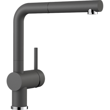 Blanco Linus-S køkkenbatteri med udtræksbruser - I klippegrå