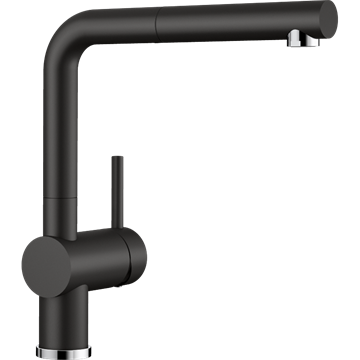 Blanco Linus-S køkkenarmatur med udtræk - I sort