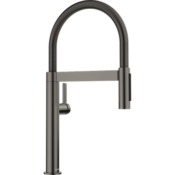 Blanco Culina-S II mini køkkenbatteri med bruser i satin dark steel