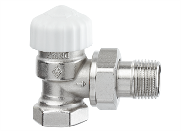 TA Calypso Exact vinkelløbende radiatorventil 1/2" DN15