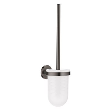GROHE Essentials toiletbørste m/holder i Poleret Hard Graphite