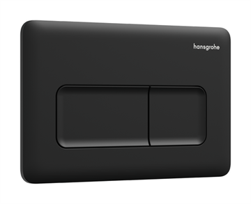 hansgrohe iFrame Original Q Trykplade til dobbeltskyl - matsort