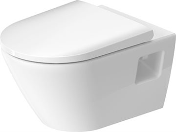 Duravit D-Neo væghængt toilet rimless sampak med softclose toiletsæde - 540x370