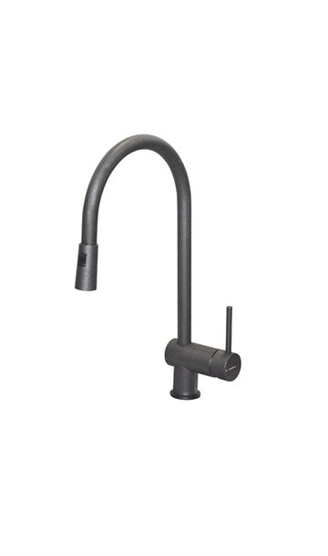 Newform XT Køkkenarmatur med svingbar og justerbar tud - Antracit granit