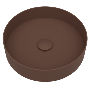 Scandtap Steel Rare R Rust fritstående håndvask (brun) - 1 stk. tilbage