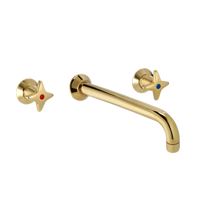 TONI Copenhagen Krydsgreb Håndvaskbatteri til indbygning - Vælg farve