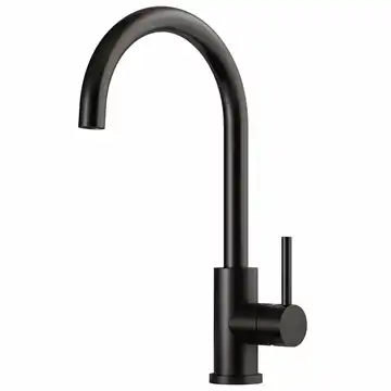 Lavabo Kubus 140 RS Round køkkenarmatur i PVD matsort