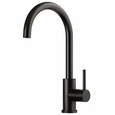 Lavabo Kubus 140 RS Round køkkenarmatur i PVD matsort