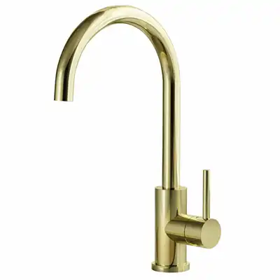 Lavabo Kubus 140 RS Round køkkenarmatur i PVD messing