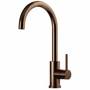 Lavabo Kubus 140 RS Round køkkenarmatur i PVD kobber