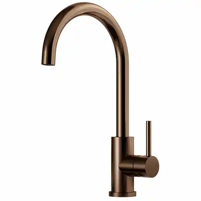 Lavabo Kubus 140 RS Round køkkenarmatur i PVD kobber