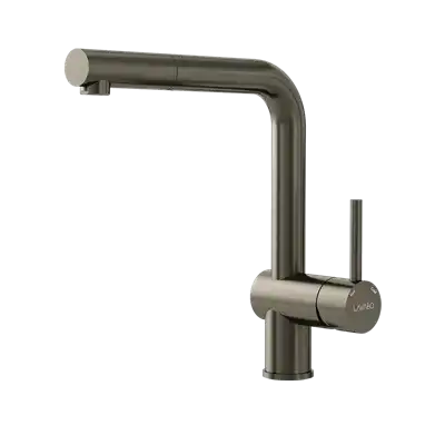 Lavabo Kubus 385 RS køkkenarmatur m/udtrækstud i PVD dark bronze