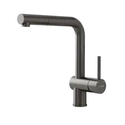 Lavabo Kubus 385 RS køkkenarmatur m/udtrækstud i PVD Gun metal