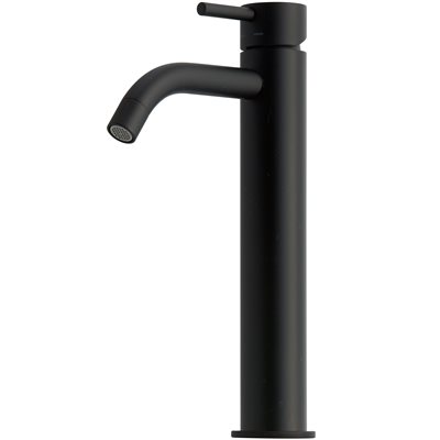 LAVABO Mira 050 Højt håndvaskarmatur i Matsort