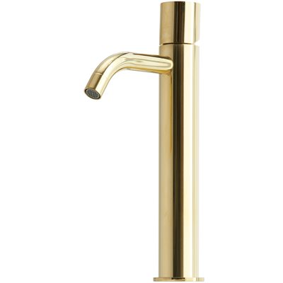 LAVABO Mira 070 Højt håndvaskarmatur i Messing natur