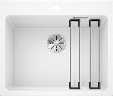 Blanco Etagon 6 UXI Køkkenvask 60x51 cm i hvid Silgranit til nedfældning/underlimning