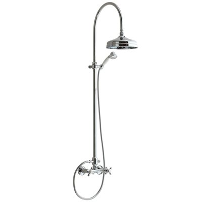 LAVABO Retro 2-grebs Brusesystem Komplet i Krom