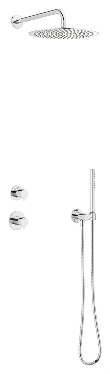 Damixa Iris DS 1 indbygnings brusesystem - krom