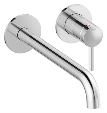 Damixa Iris håndvaskarmatur med 225 mm tud - krom