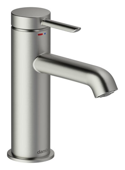 Damixa Iris small håndvaskarmatur - rustfrit stål