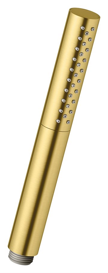 Damixa Iris Tube 3-spray håndbruser i Børstet messing