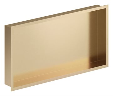 Damixa Zen badeværelseshylde til indbygning i Børstet bronze PVD