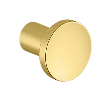 Damixa Zen knop greb i børstet messing PVD