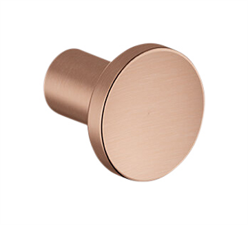 Damixa Zen knop greb i børstet kobber PVD