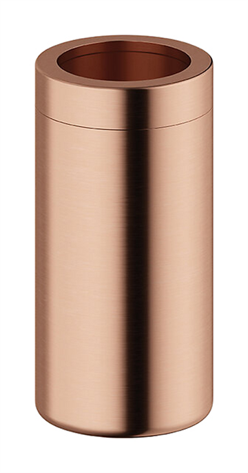 Damixa Zen tandkrus med holder i børstet kobber PVD