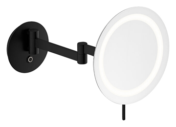 Damixa Zen Makeup spejl med lys, matsort