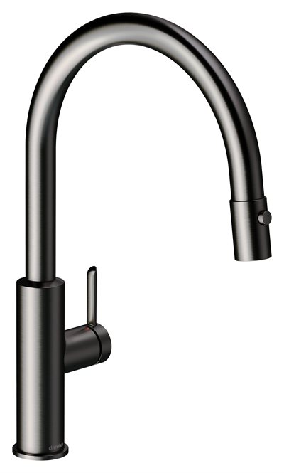 Damixa Iris køkkenvandhane med udtræk - Børstet grafit grå